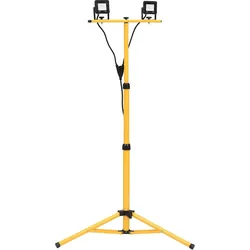 vidaXL LED-Fluter mit Stativ 2x10 W Warmweiß