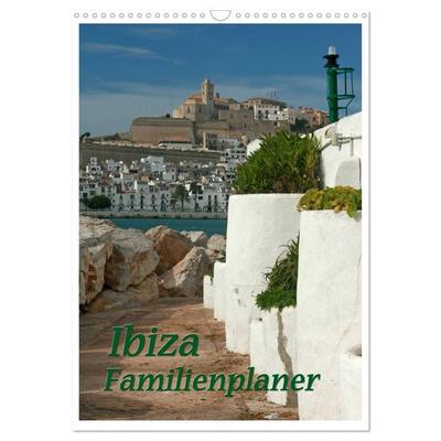 Ibiza / Familienplaner (Wandkalender 2026 DIN A3 hoch), CALVENDO Monatskalender