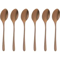 Rosenthal Taste PVD-Set mit 6 Espressolöffeln, Besteck, Kupfer