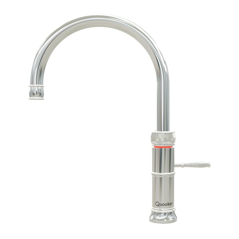 Quooker Classic Fusion Round Chroom Kraan Grijs