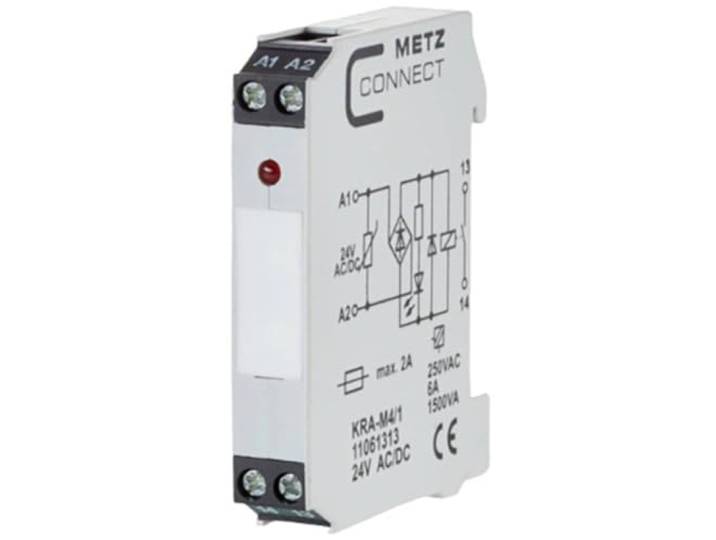 Metz Connect Koppelbouwsteen 24, 24 V/AC, V/DC (max) 1 sluiter 11061313 1 st.