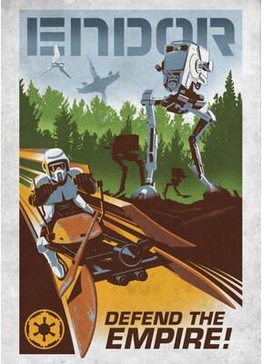 Uplift Treasures Galactic Retro Space Movie Canvas Poster 7 19.69 27.56 In