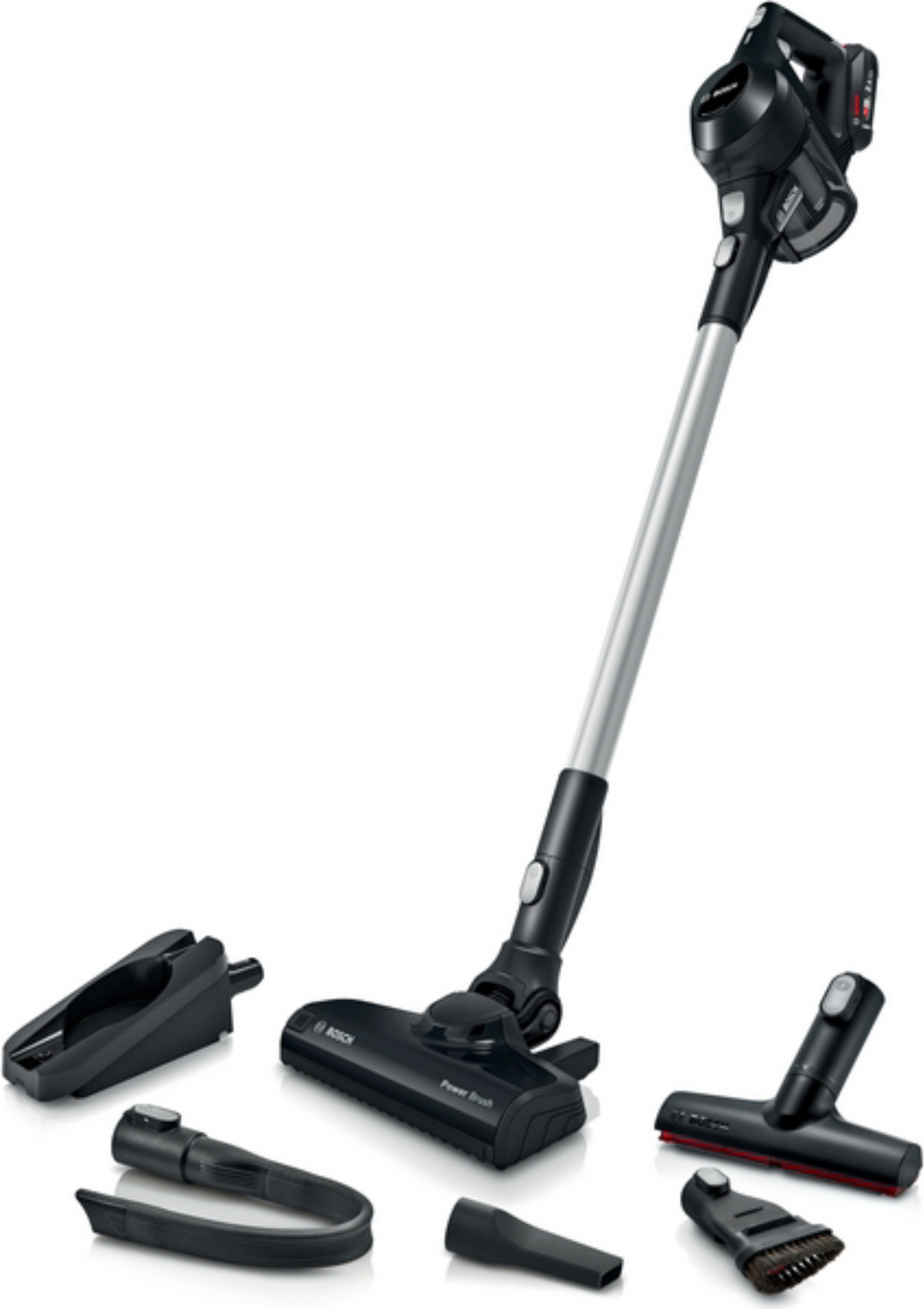 Bosch BKS611MALL Unlimited 6, 2-in-1-Stabstaubsauger, Beutellos, Schwarz, Trocken, PureAir, Filterung