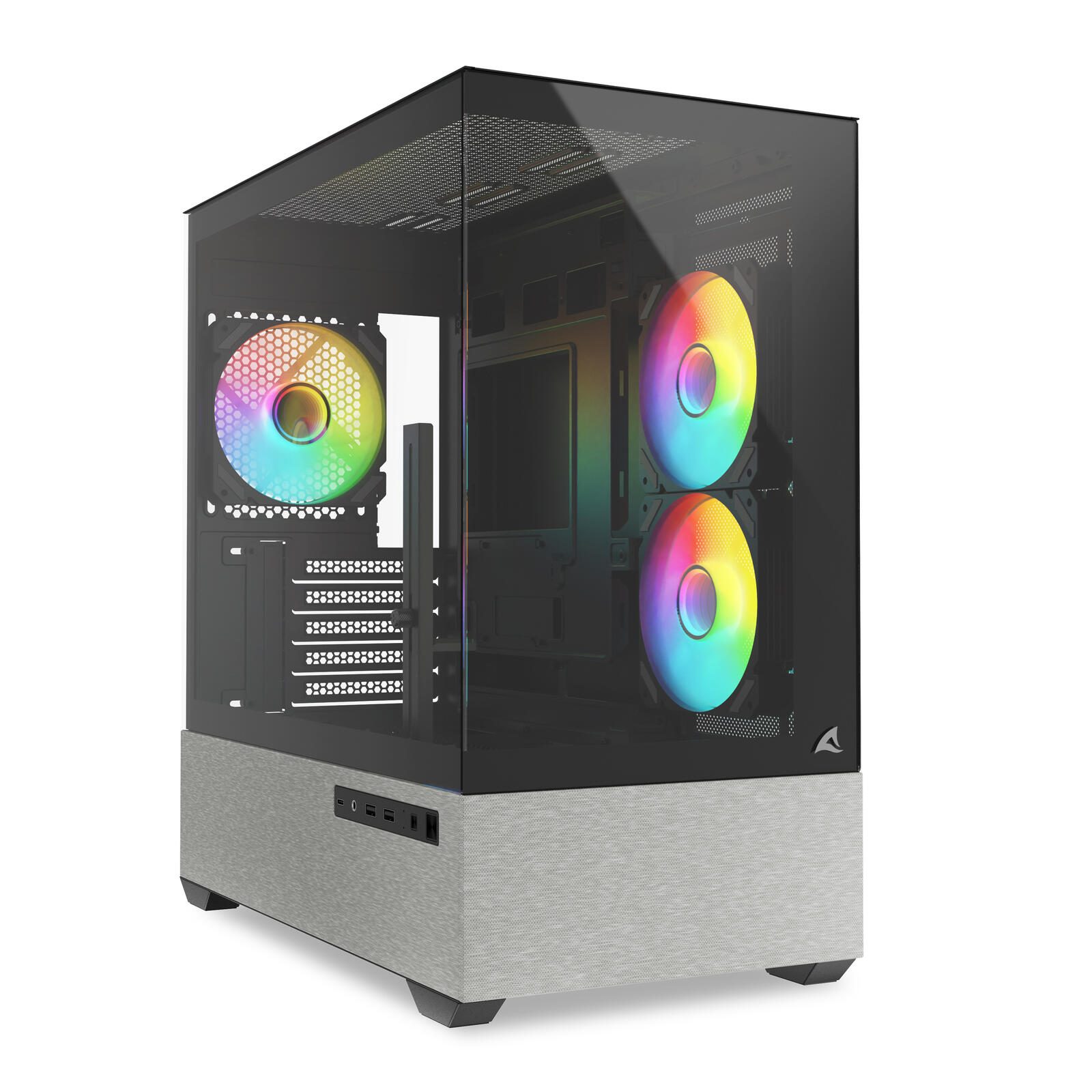 Sharkoon PC Gehäuse MK7 ARGB Mini-ITX schwarz 4044951044313