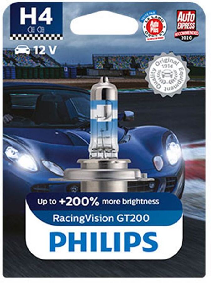 Philips Racing vision gt200 h4 bulb 1pc