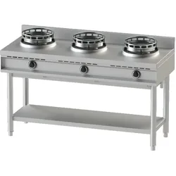 KBS Gastrotechnik Wokherd 3 Brenner Wand-Modell 3x13kW
