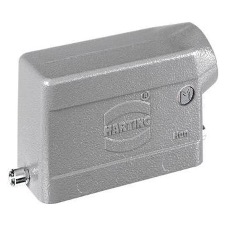 Harting Kabelverschraubung HAN 16Blav Winkel mit M25 Eingang, Metall (19 30 016 1541)