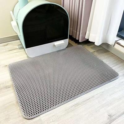 Uplift Picks PurrShield Extra Large Double Layer Waterproof Cat Litter Mat gray 45x60 Cm