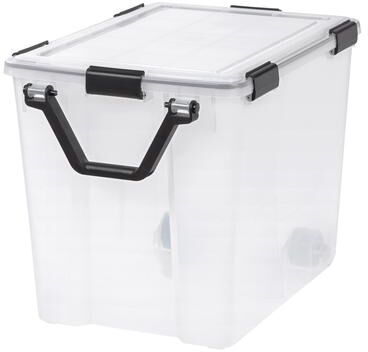 IRIS 103 Quart WEATHERTIGHT® Storage Box, Clear