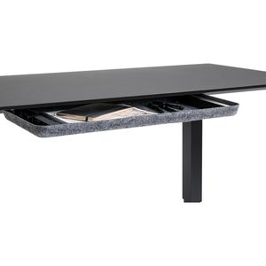 PJ-Production Unterbau-Schublade Felt Drawer Slim, aus Filz, anthrazit, zum Anschrauben, (BxHxT) 73,3 x 4,4 x 26 cm