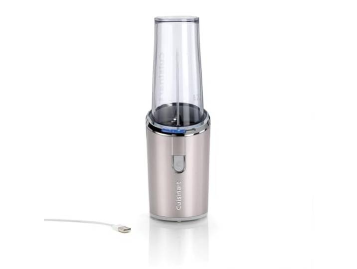 Cuisinart Schnurloser Mixer 450ml Flasche Tragbarer Smoothie Maker, Ice Crusher, Frappe, Milkshakes USB Wiederaufladbar, Handheld Tritan BPA freier Mixbecher mit Deckel inklusive