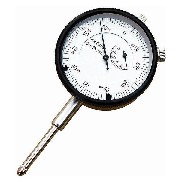 RS PRO dial indicator 0-25mm with 8mm stem (8412568)