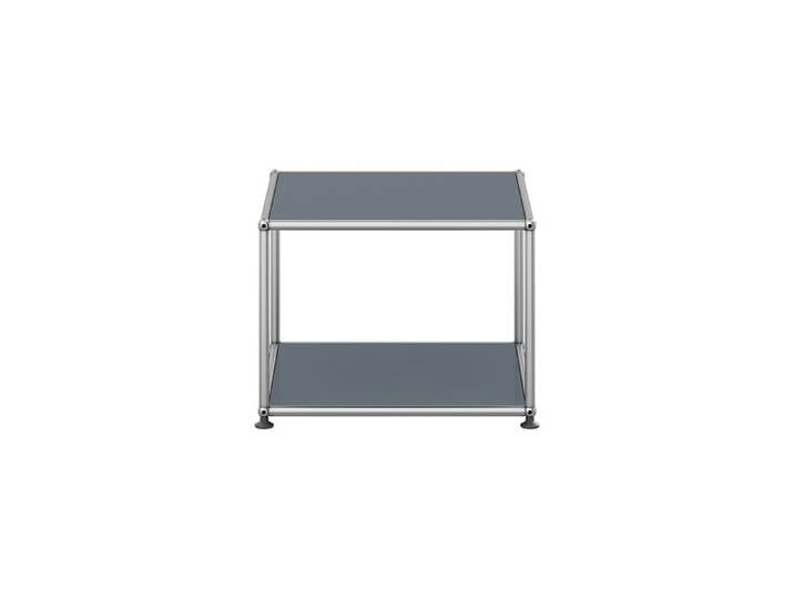 USM Haller Beistelltisch M22 mittelgrau offen T 523 cm 52.3x39x52.3