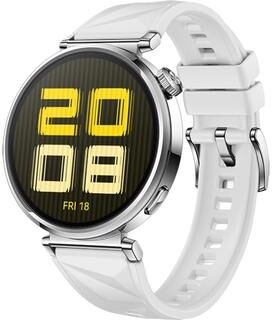 United Huawei Watch GT 5 Silicone Watch Band Soft Replacement Strap With Quick Release white