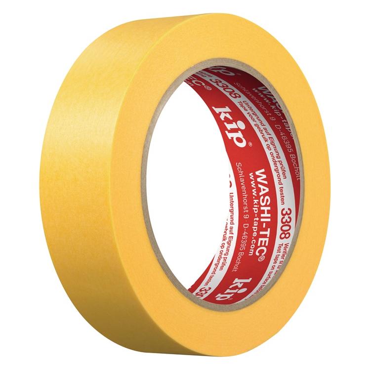 Kip 48mm x 50m WASHITEC PREMIUM PLUS gelb Goldkrepp3308-48 (48 mm) (3308-48)
