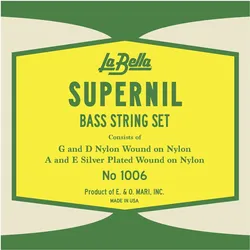 La Bella 1006 Supernil Kontrabass Saiten (4x, Kontrabass), Saiten