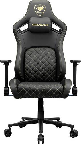 Cougar 3MDFLGLB.0001 Gaming-Stuhl Schwarz, Gold