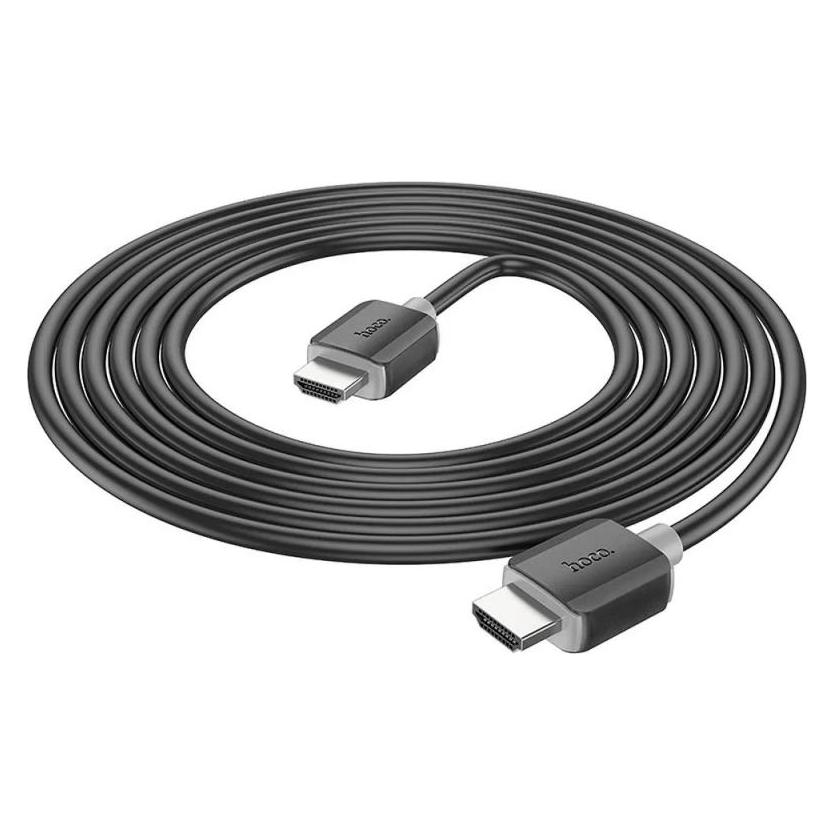 Hoco Cable US08 HDTV 2.0 male-to-male 4K HD data cable(L=1M) Black (1 m) (HOCO)