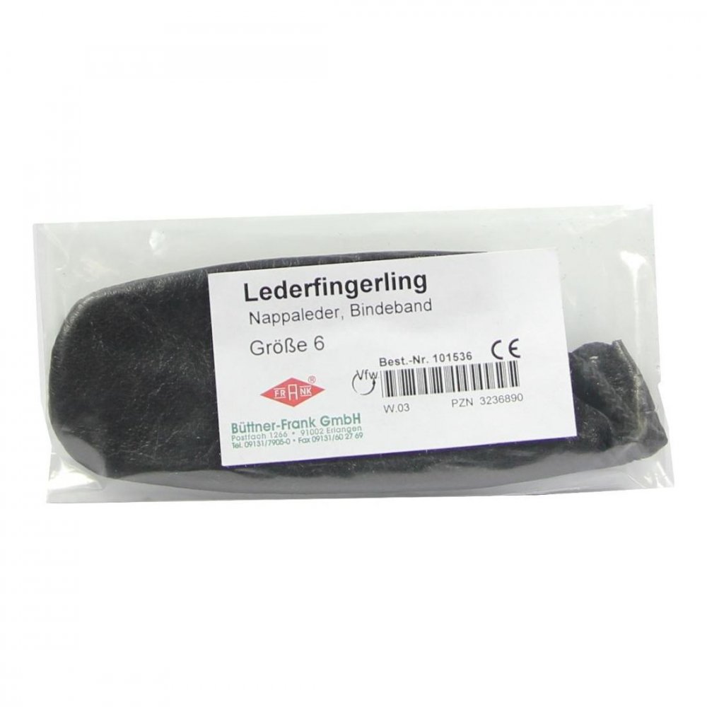 Büttner-Frank GmbH Fingerling Leder Größe 6 Bindeband 03236890