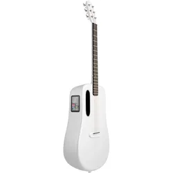 la.va Akustikgitarre, Me 4, 38", White, Airflow Bag (Akustik Gitarre, High pressure laminate (HPL), Super AirSonic Carbonfaser-Verbundwerkstoff), Gitarre, Weiss