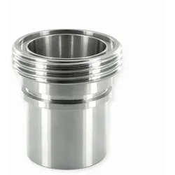 Außengewindestutzen DIN 11851 mit glattem Stutzen (ohne Dichtung) - DN32 / 32mm