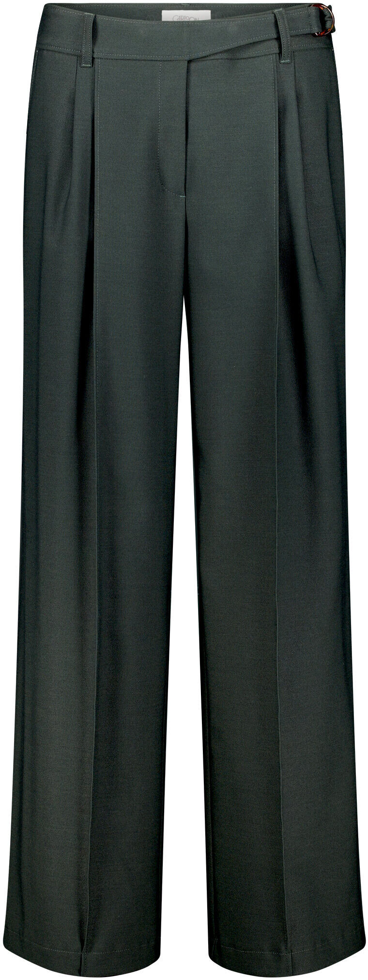 Stoffhose CARTOON "Stoffhose mit Bundfalten", Damen, Gr. 38, grau (kambaba), Hosen Stoffhose