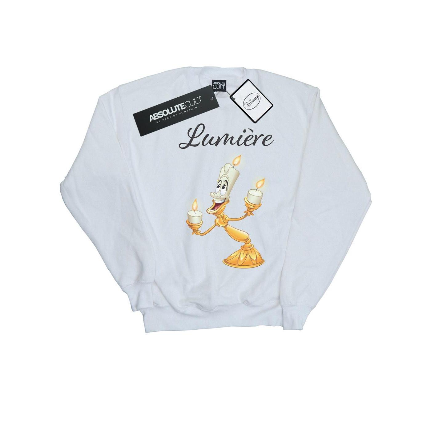 Disney Dames/Dames Beauty And The Beast Be Our Guest Sweatshirt (Wit)