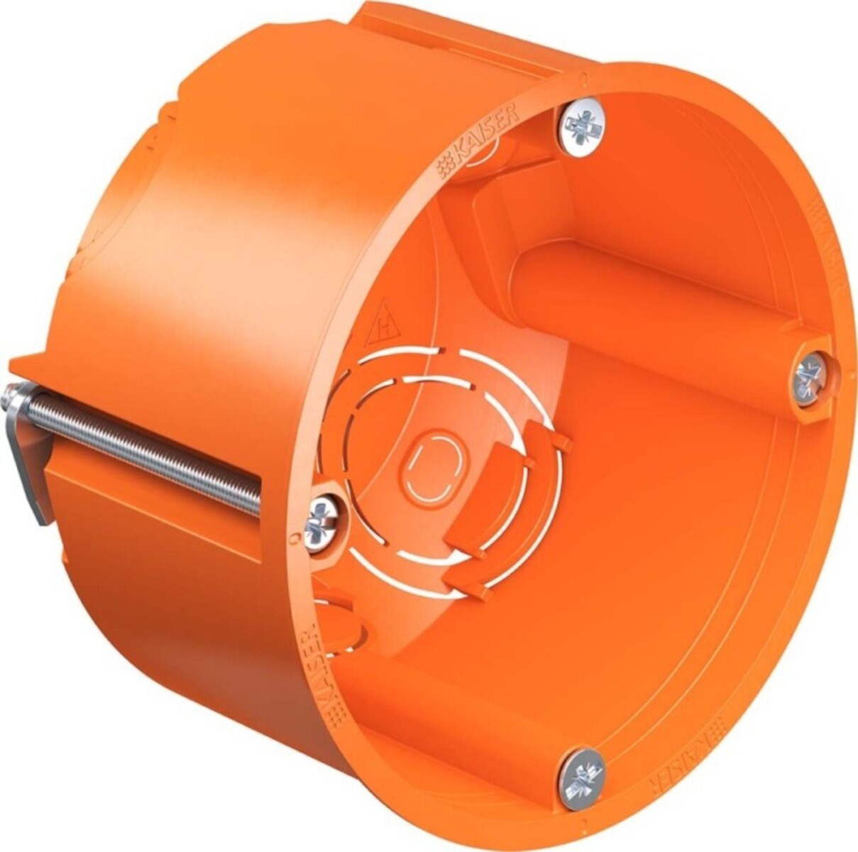 Kaiser Elektro 9063-32 Inbouwdoos voor apparaten, oranje, Diepte: 48 mm