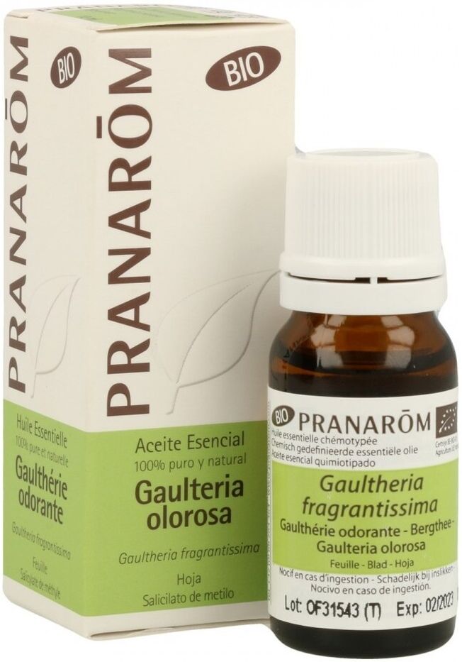 Pranarom Organic Wintergreen Essential Oil 10 ml