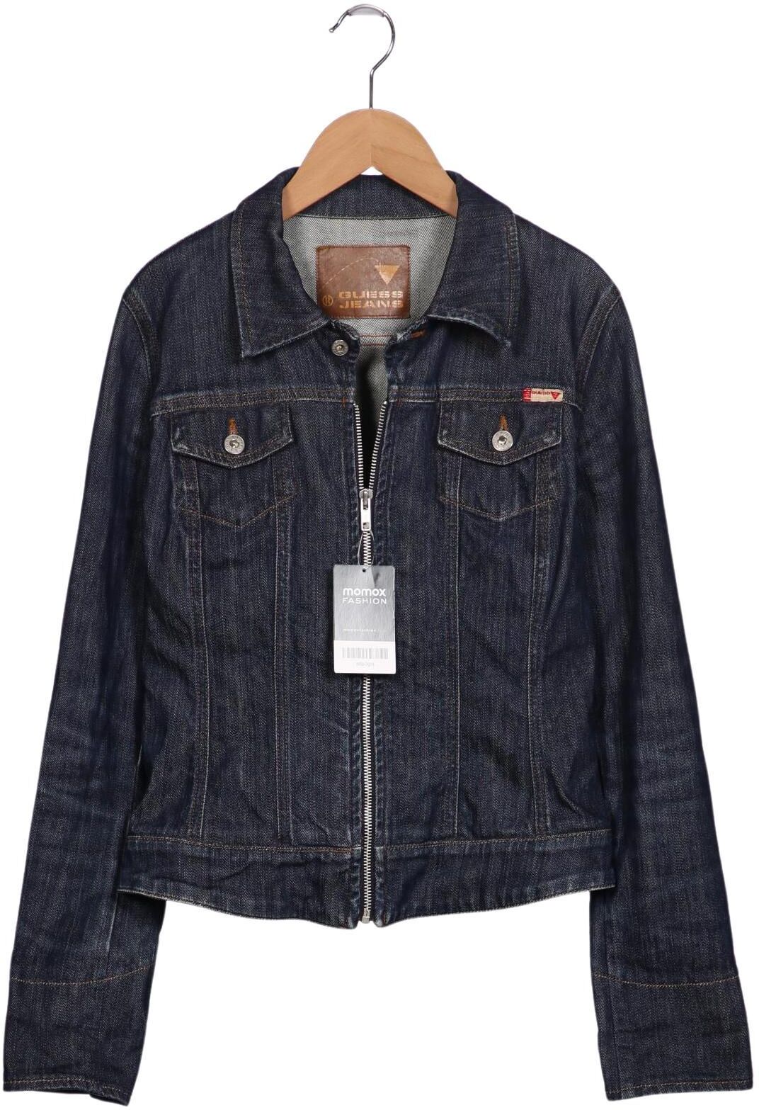 Guess Damen Jacke, Marineblau, Gr. M, Baumwolle / Elasthan - Second Hand