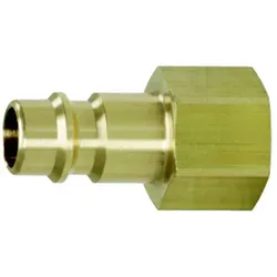Messing-Stecknippel mit Innengewinde,  G1/2"IG