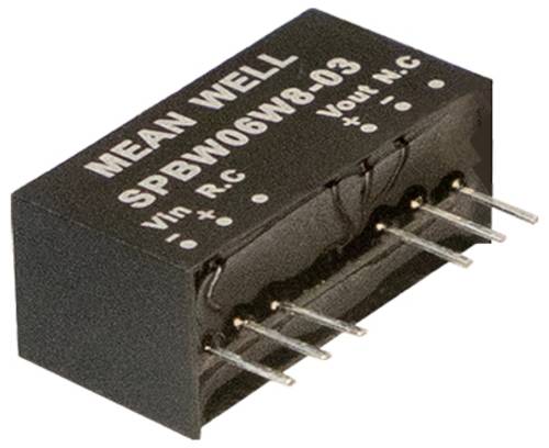 MEAN WELL SPBW06W8-12 DC/DC-Wandler 12V 0.500A 6W Inhalt 1St.