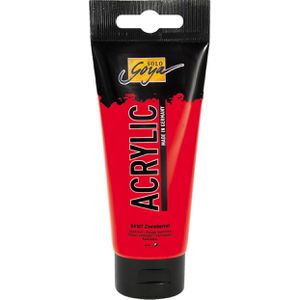 Kreul Acrylfarben 84107 Solo Goya Acrylic, zinnoberrot, 100 ml