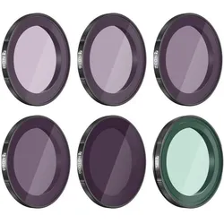 Freewell Filters for DJI Air 4 (6-Pack), Action Cam Zubehör, Mehrfarbig