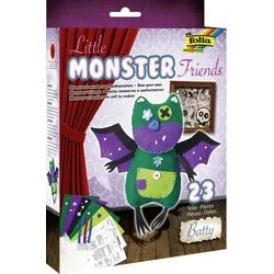 folia Nähset Monster Friends Batty mehrfarbig