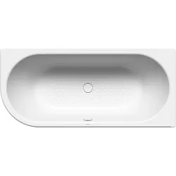 Kaldewei CENTRO DUO 1 LINKS Badewanne, oval, 1800x800 mm, 460 mm Tiefe, Vollantislip-Emaillierung, Alpinweiß