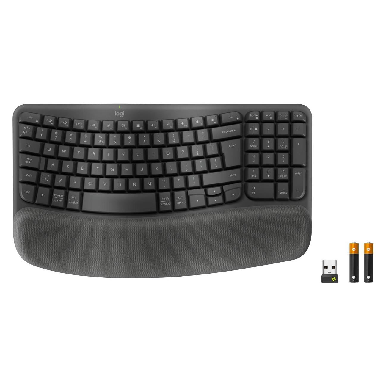 Logitech Wave Keys for Business (Eng. Int., Kabellos) (920-012334)