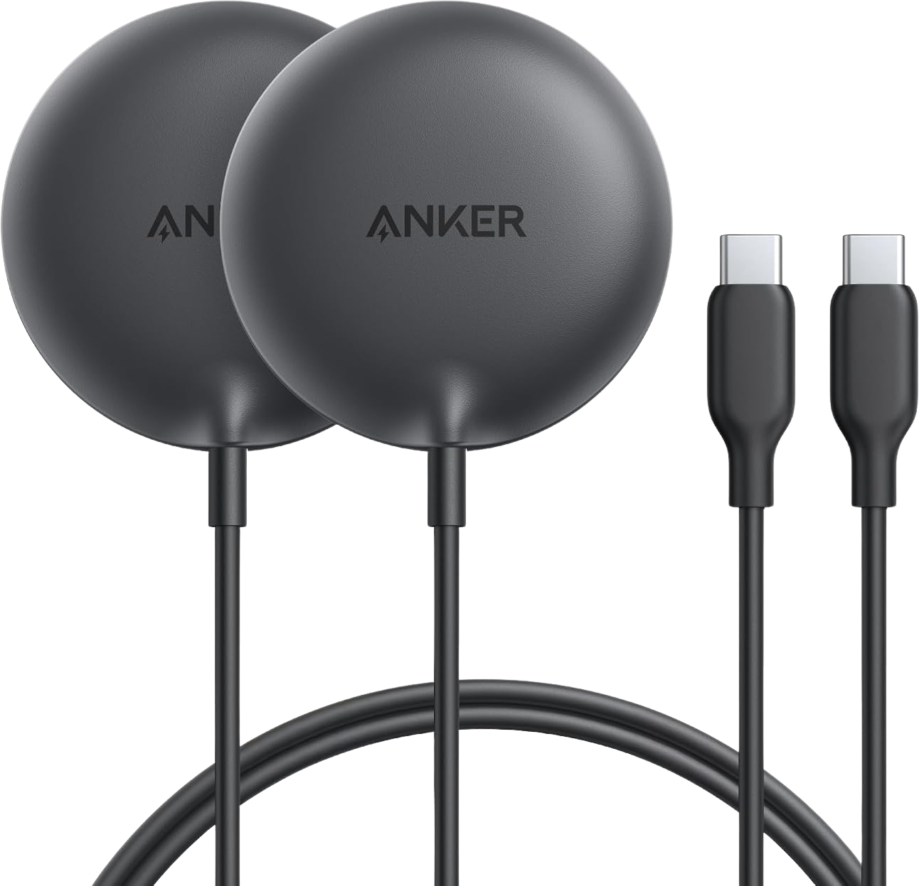 eufy Anker Zolo 15W Magnetisches kabelloses Ladepad 2er-Pack, Qi2-zertifiziert