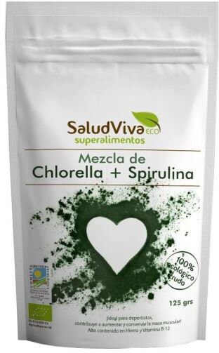 Salud Viva Chlorella y Spirulina 125 gr