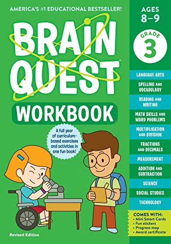 Workman Publishing - Brain Quest Workbook: 3rd Grade Revised Edition (Brain Quest Workbooks) - Preis vom 14.10.2026 23:07:16 h