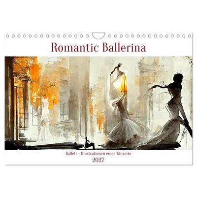 Romatic Ballerina (Wandkalender 2027 DIN A4 quer), CALVENDO Monatskalender