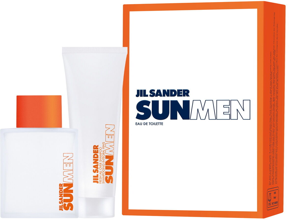 150ml JIL SANDER SUN MEN Set (EdT 75ml + All Over Shampoo 75ml)