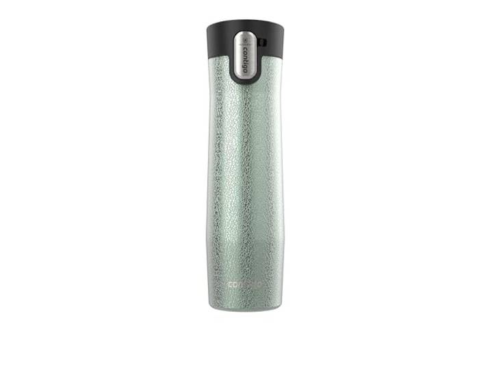 Contigo AUTOSEAL West Loop Vakuumisolierter Edelstahl-Reisebecher mit leicht zu reinigendem Deckel, 710 ml, Crystal Agave