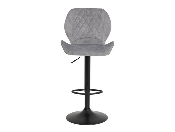 Barhocker Laila 2er Set Vintage-Optik Grau 42x96-117x51 cm
