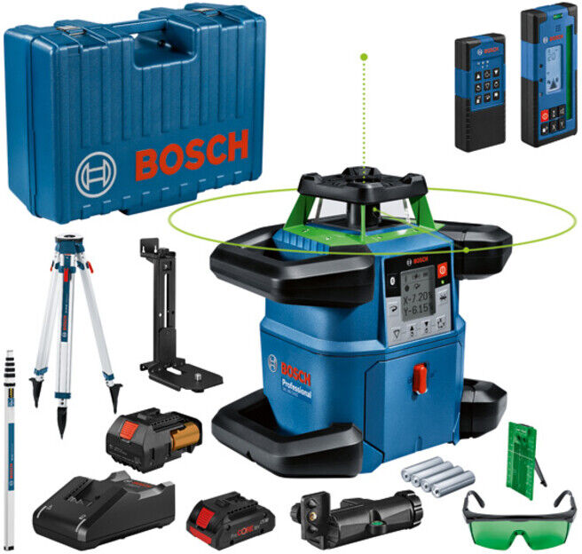 Laser rotatif GRL 650 CHVG BOSCH avec jauge GR 500 Professional (06159940PR)