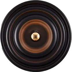 masterlight Deckenleuchte Saturn Metall Schwarz 35 cm
