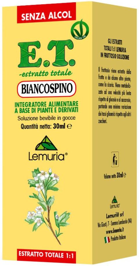 LEMURIA srl BIANCOSPINO E.T. 30ML LEMURIA