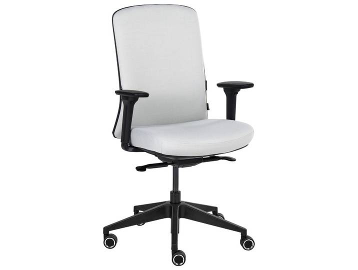 BÜROSTUHL Stoff Hellgrau Kamilon