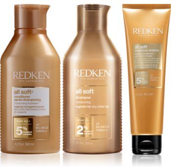 Redken All Soft formato poupança para cabelo seco . All Soft