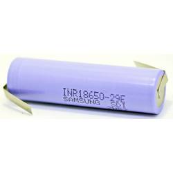 Samsung INR18650-29E ZLF Spezial-Akku 18650 Flat-Top, hochtemperaturfähig, Z-Lötfahne Li-Ion 3.6 V 2900 mAh 1 St. 2H52